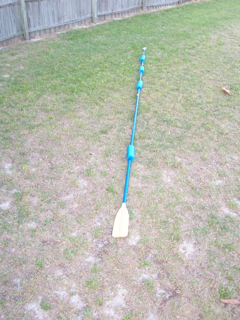 Homemade push pole... Dedicated To The Smallest Of Skiffs